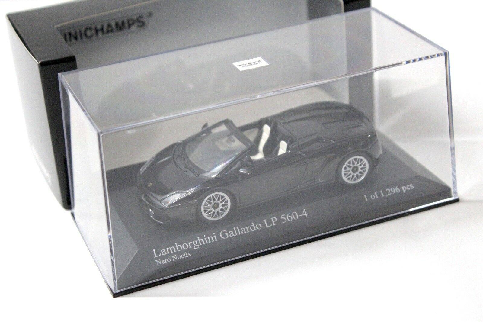 1:43 Minichamps Lamborghini Gallardo LP 560-4 Spyder black