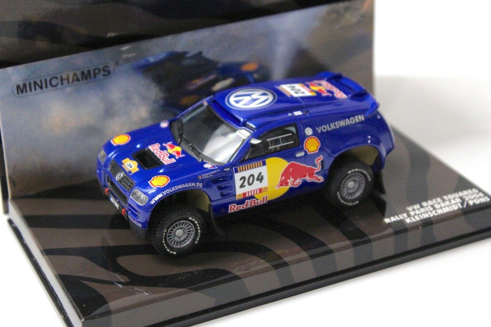 1:43 Minichamps VW Race Touareg Rally Paris Dakar #204