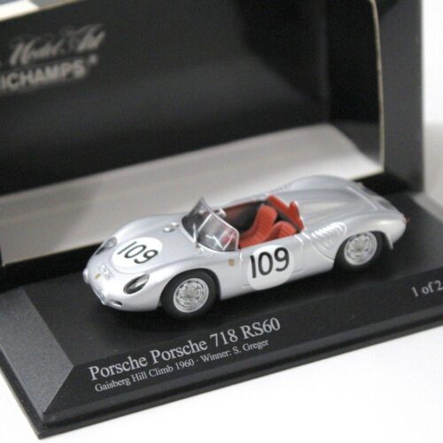 1:43 Minichamps Porsche 718 RS60 Gaisberg Hill Climb 1960 Greger #109