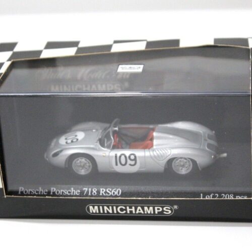 1:43 Minichamps Porsche 718 RS60 Gaisberg Hill Climb 1960 Greger #109 - Image 4