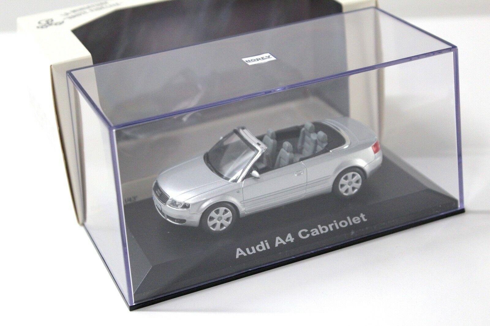 1:43 Norev Audi A4 Cabriolet silver