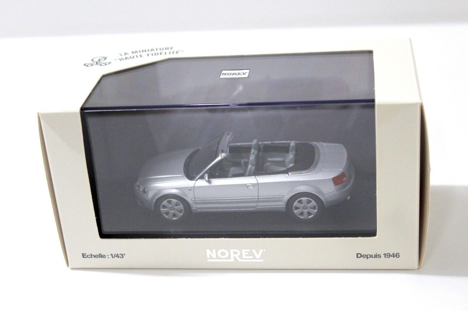 1:43 Norev Audi A4 Cabriolet silver