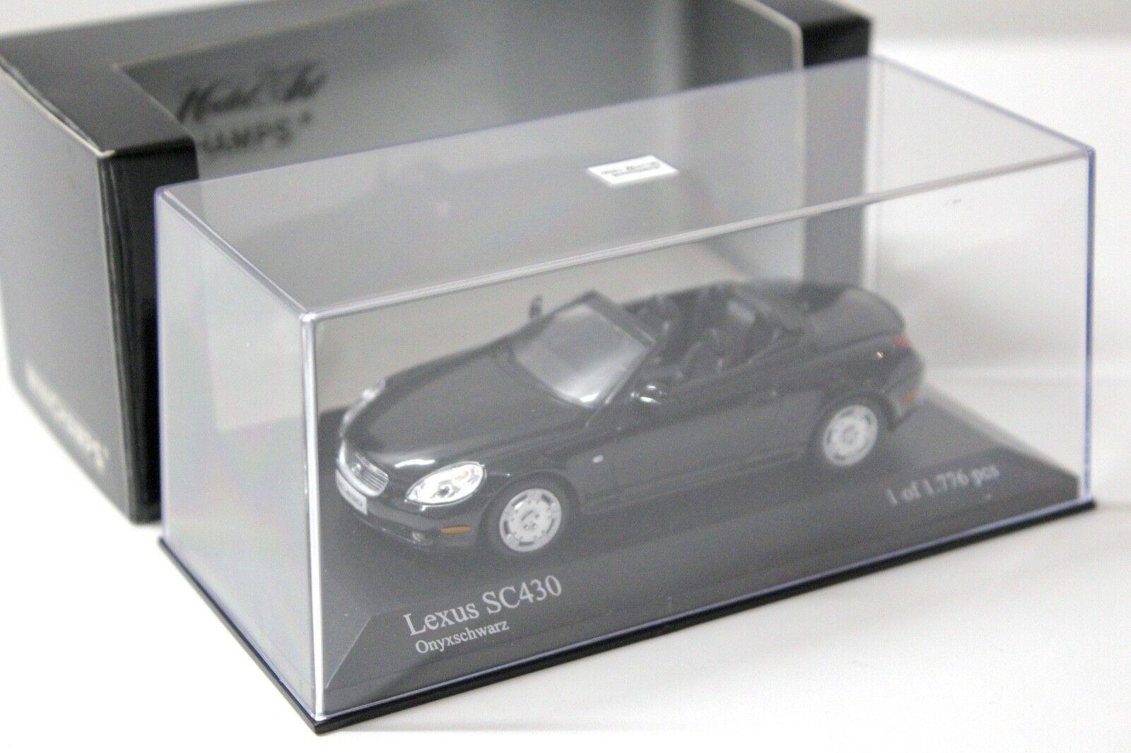 1:43 Minichamps Lexus SC430 Cabriolet onyx black