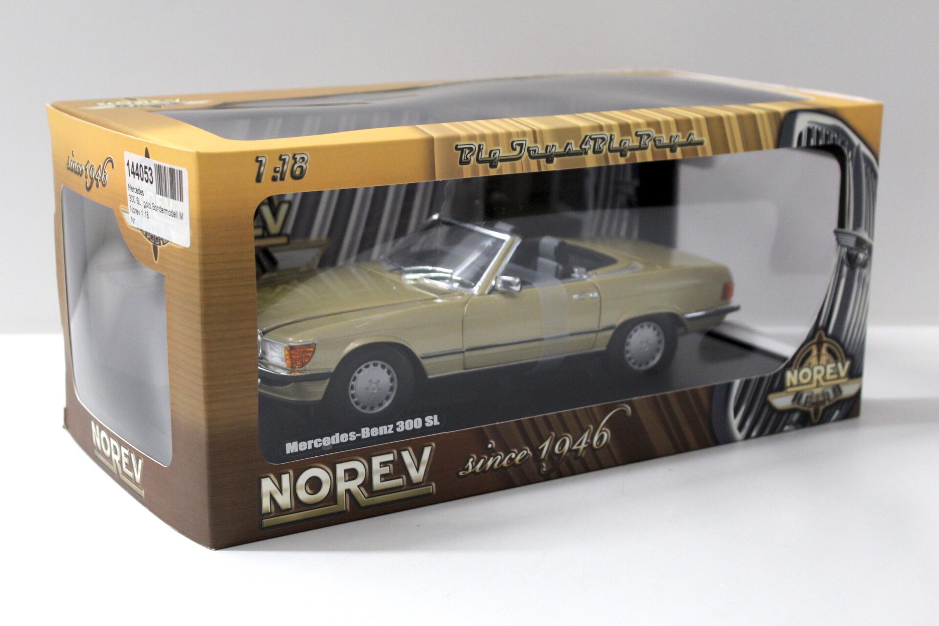 1:18 Norev Mercedes 300SL Cabriolet W107 gold metallic