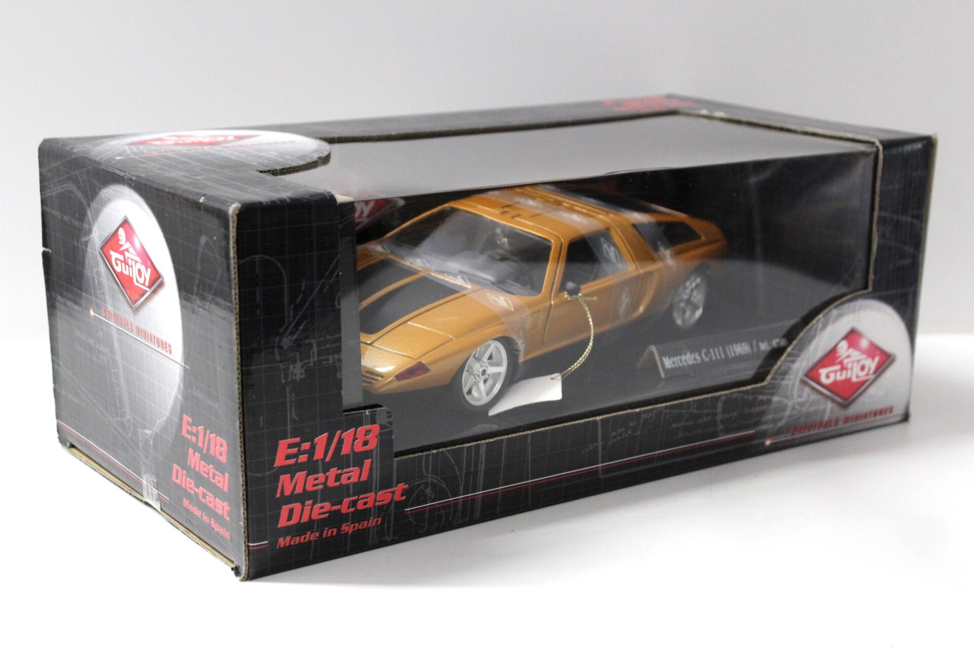 1:18 Guiloy Mercedes C-111 Coupe 1969 gold-metallic