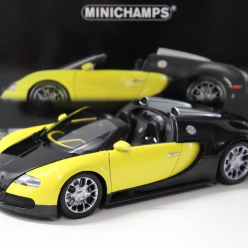 1:18 Minichamps Bugatti Veyron Grand Sport 2009 black/ Lemon yellow