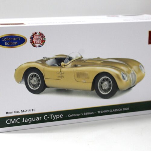 1:18 CMC Jaguar C-Type Techno Classica Essen 2020 Limited 300 pcs. gold