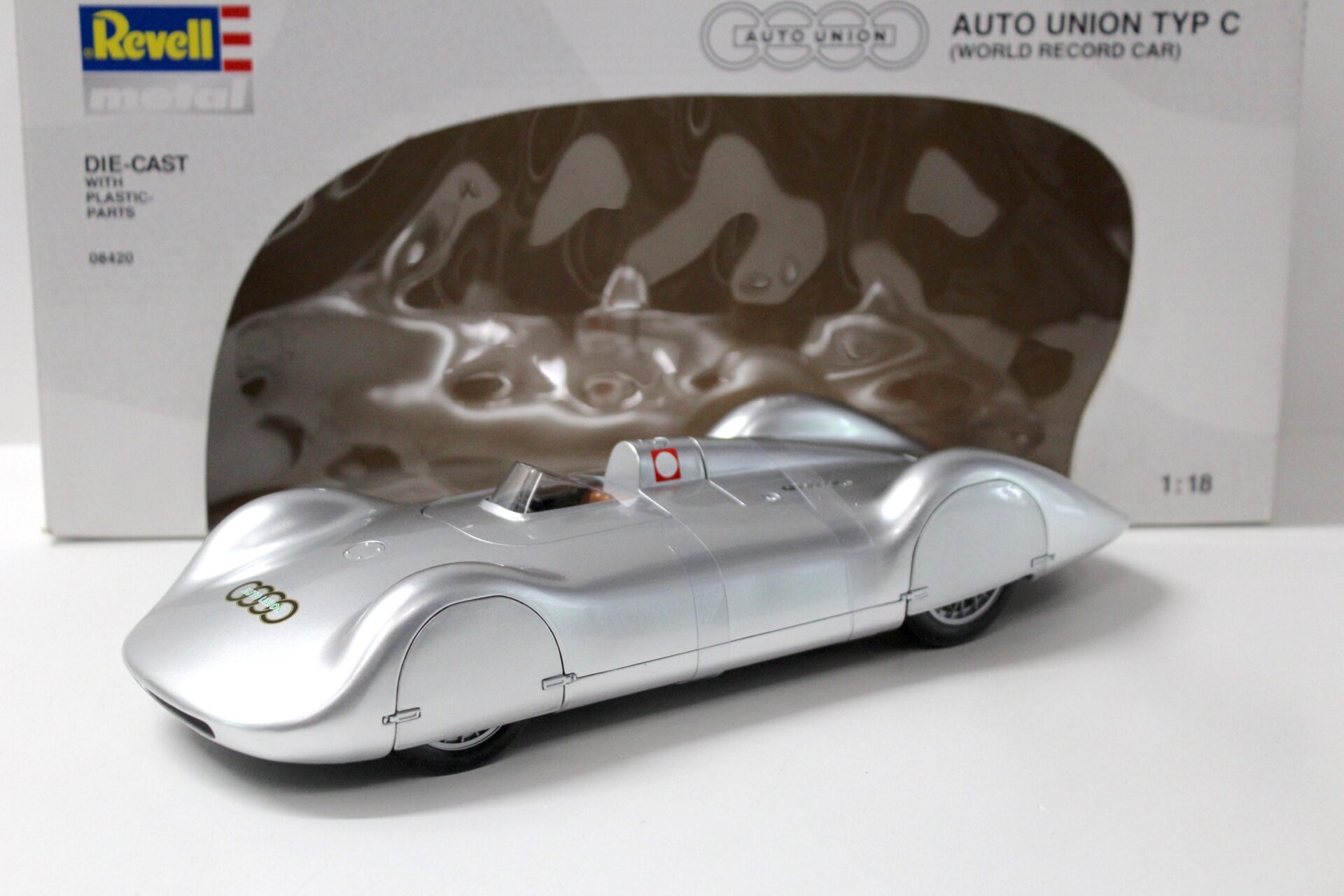 1:18 Revell Auto Union Typ C World Record Car silver