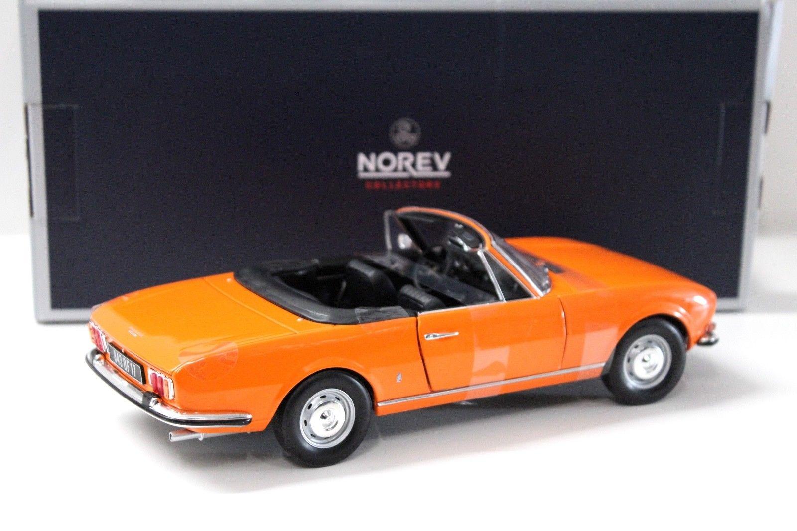 1:18 Norev Peugeot 504 Cabriolet 1969 orange