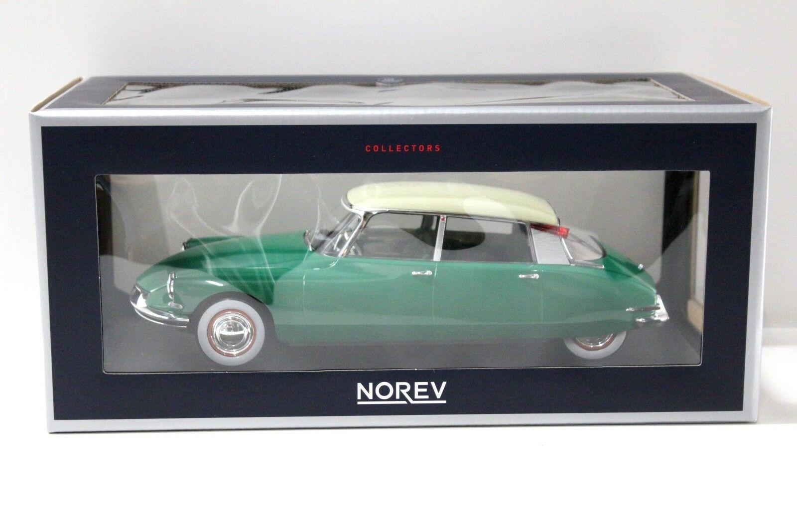 1:18 Norev Citroen DS 19 green/ beige 1956