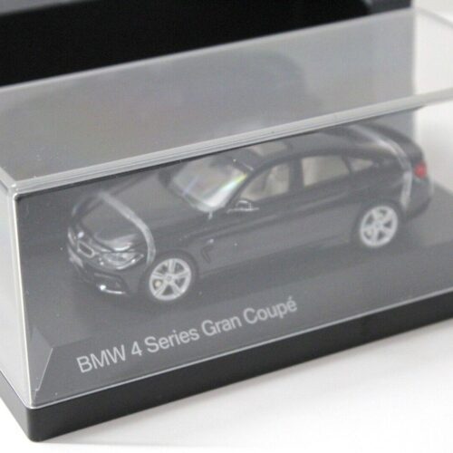 1:43 Kyosho BMW 4er 4 Series Gran Coupe black DEALER VERSION