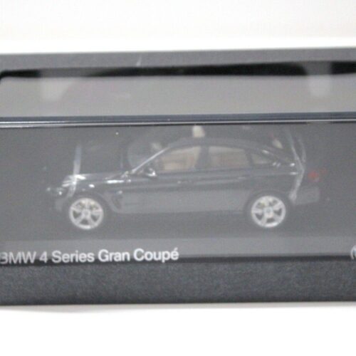 1:43 Kyosho BMW 4er 4 Series Gran Coupe black DEALER VERSION