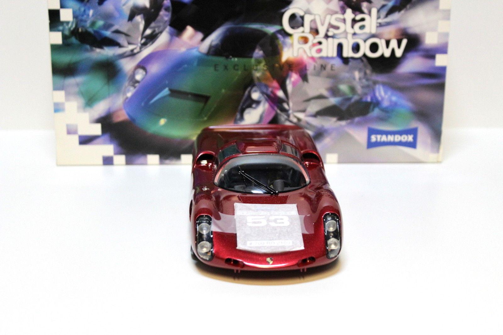 1:18 EXOTO Porsche 910 "Crystal Rainbow" STANDOX red #53