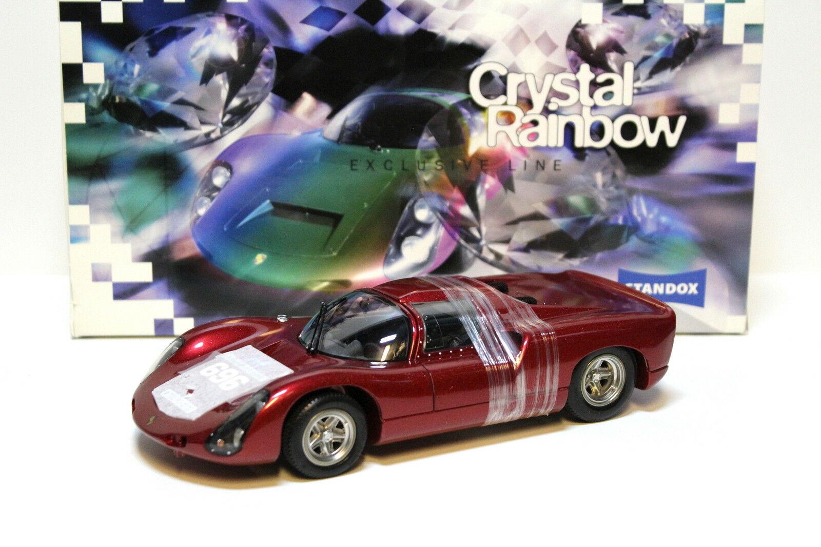 1:18 EXOTO Porsche 910 "Crystal Rainbow" STANDOX red #696