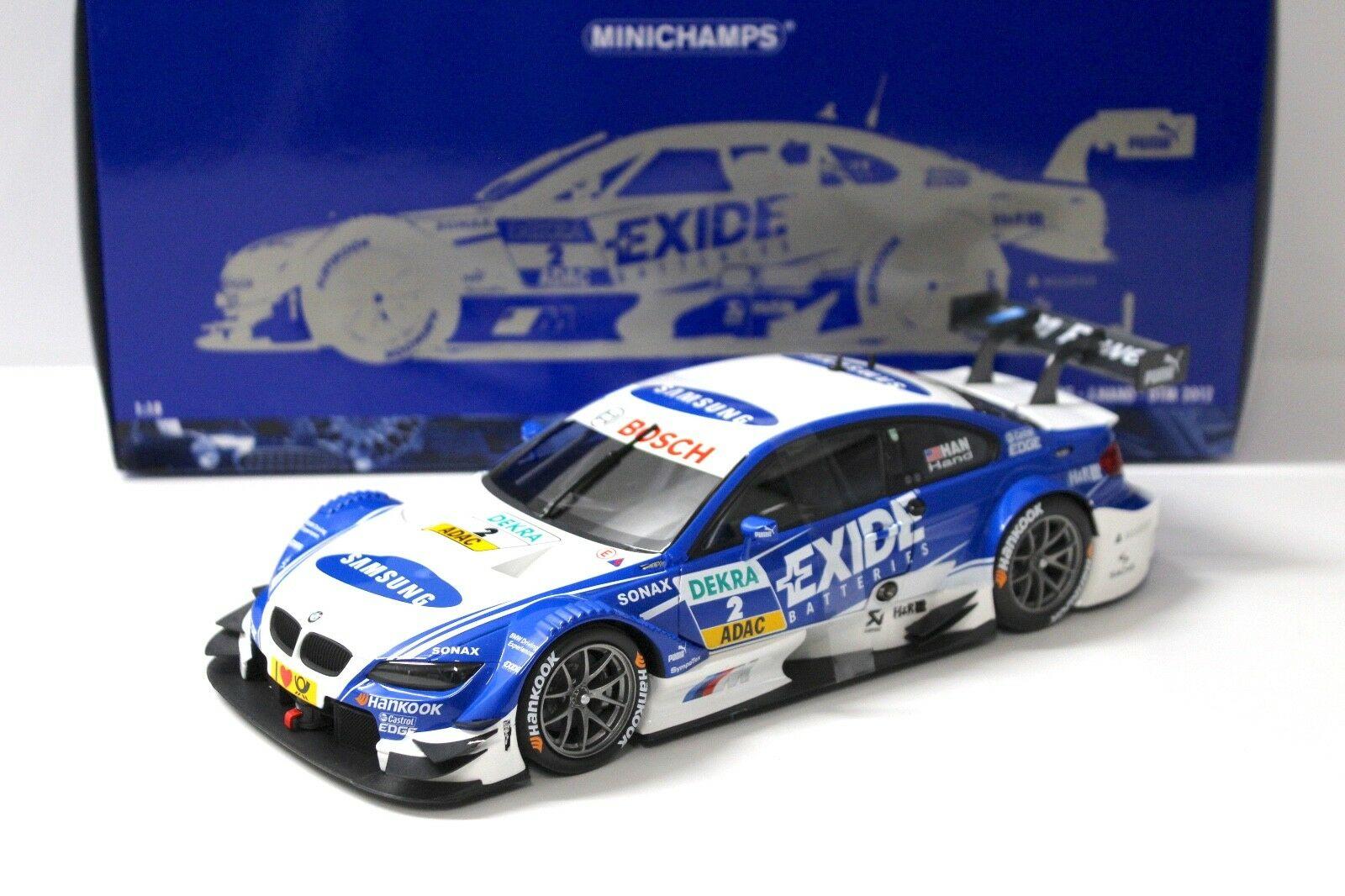 1:18 Minichamps BMW M3 DTM Team RMG J.Hand 2012