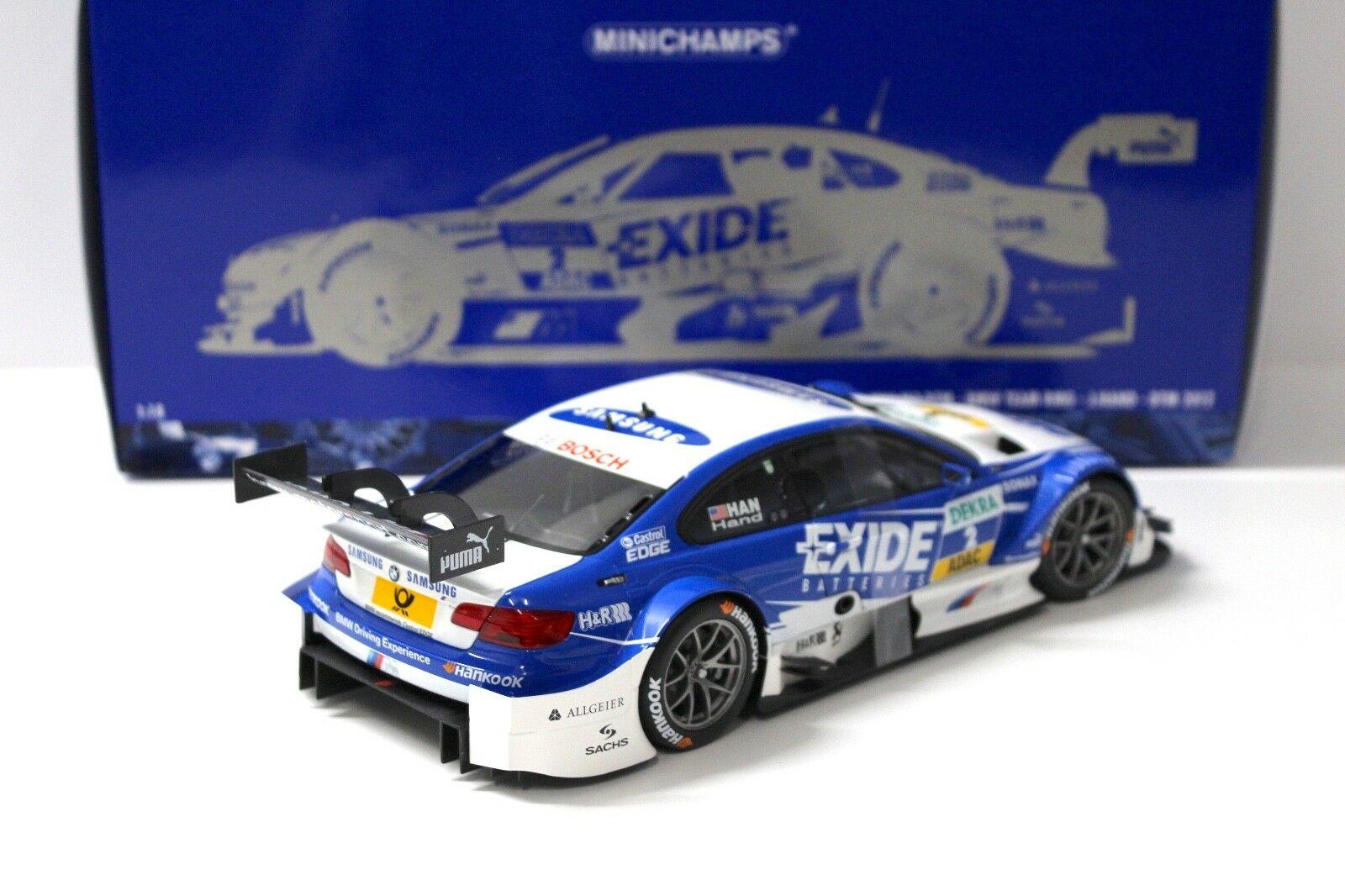 1:18 Minichamps BMW M3 DTM Team RMG J.Hand 2012