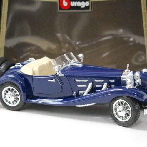 1:18/ 1:20 Bburago Mercedes 500K Roadster 1936 blue