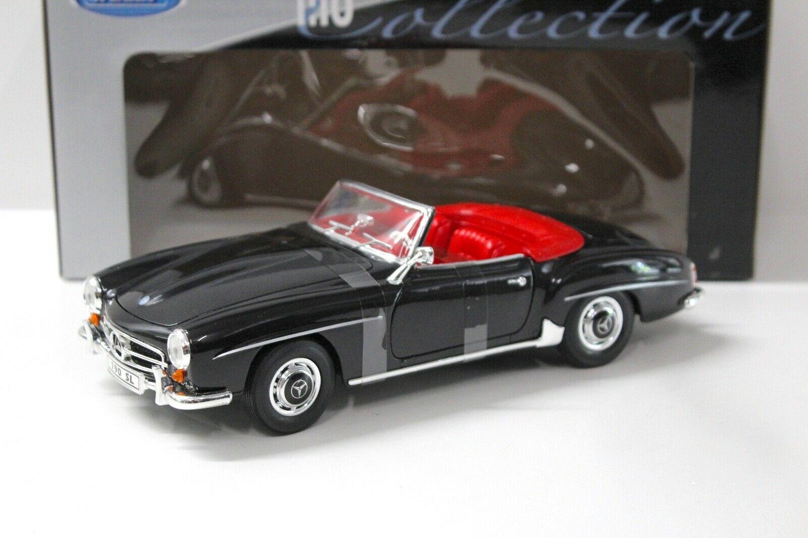 1:18 Welly Mercedes 190SL Cabriolet black