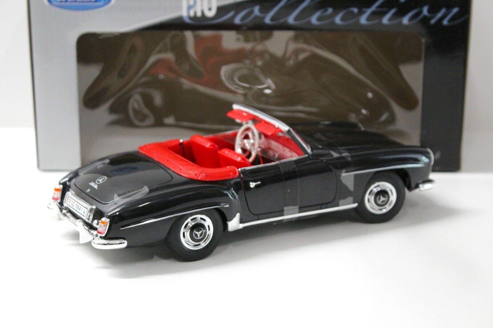 1:18 Welly Mercedes 190SL Cabriolet black