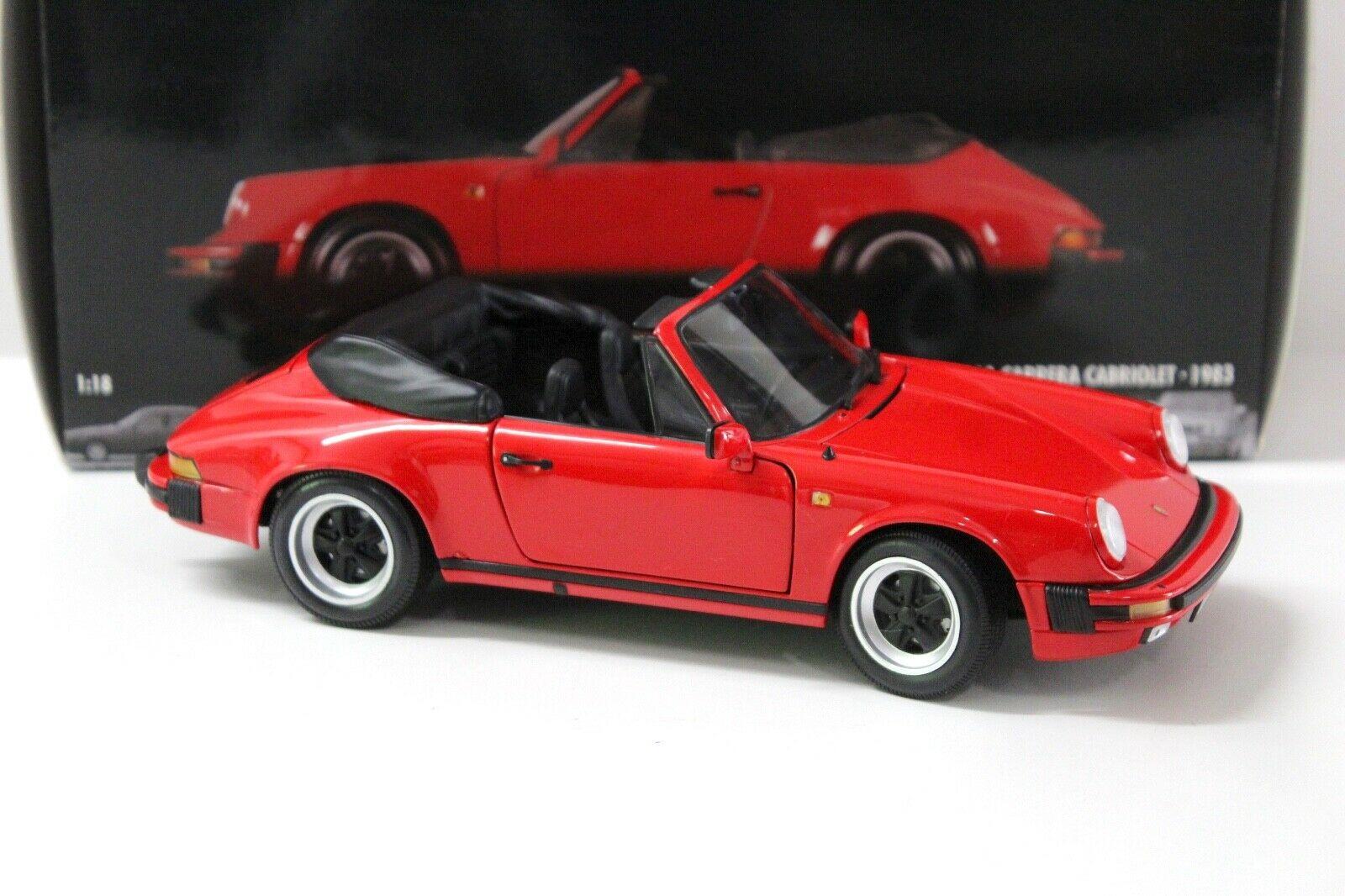 1:18 Minichamps Porsche 911 Carrera Cabriolet G-Modell red 1983