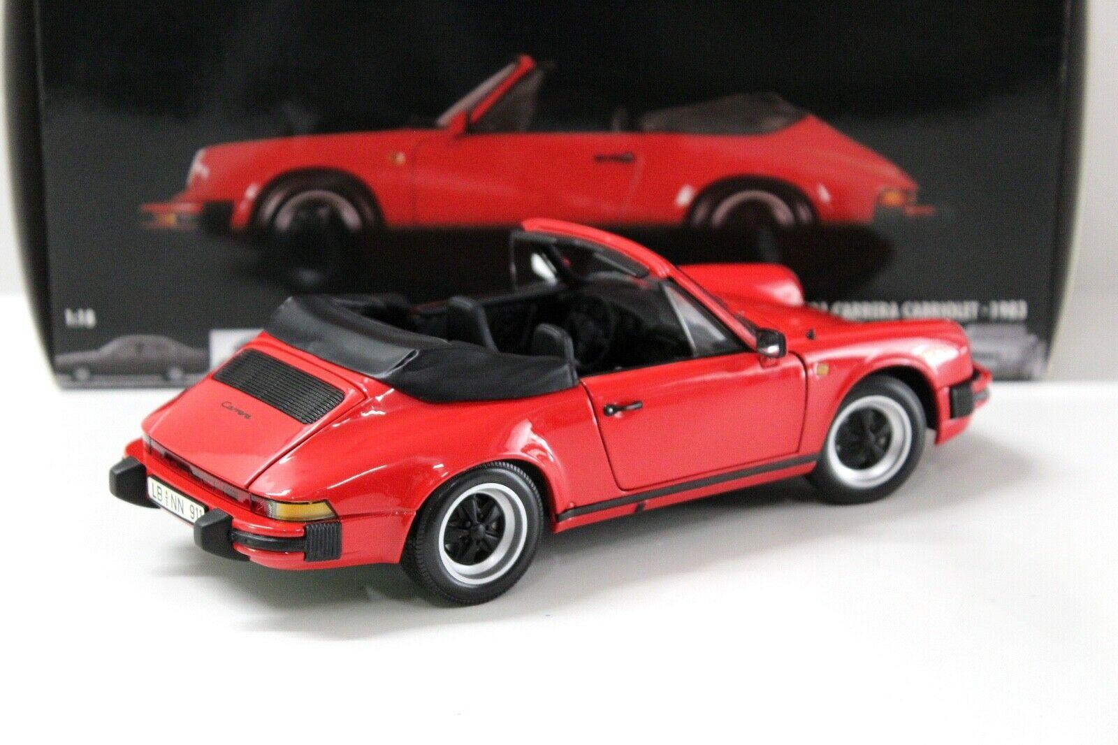 1:18 Minichamps Porsche 911 Carrera Cabriolet G-Modell red 1983