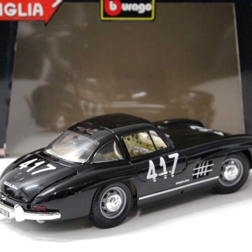 1:18 Bburago Mercedes 300 SL *MILLE MIGLIA* #417 black
