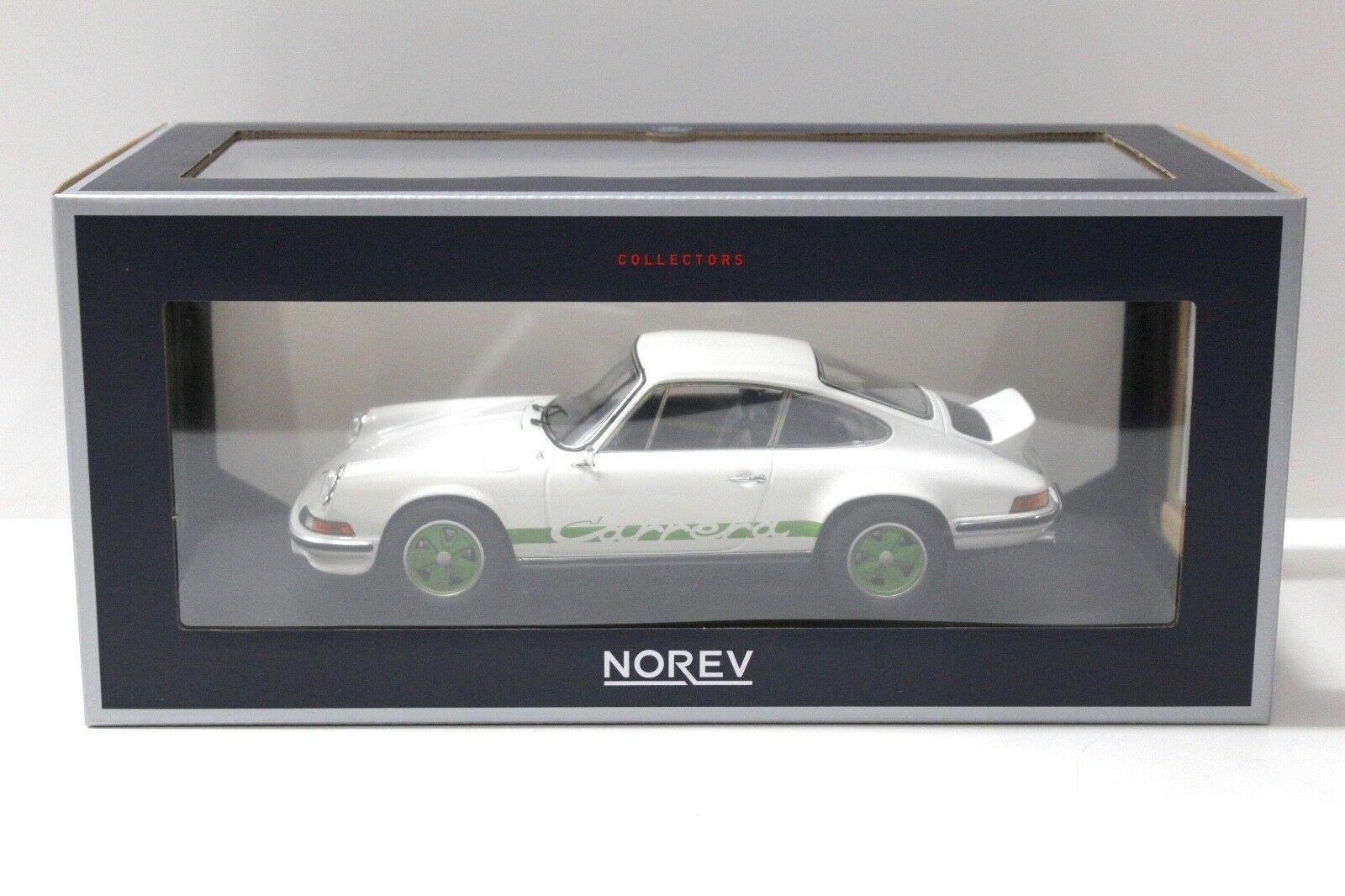 1:18 Norev Porsche 911 RS 1973 white/ green