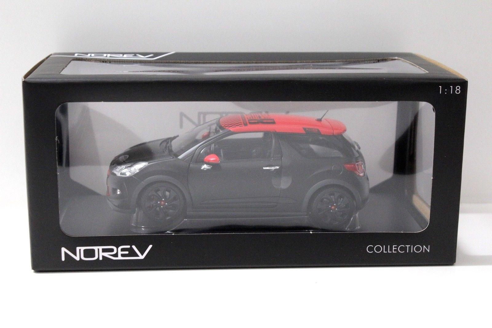 1:18 Norev Citroen DS3 Racing LOEB Edition black/ red