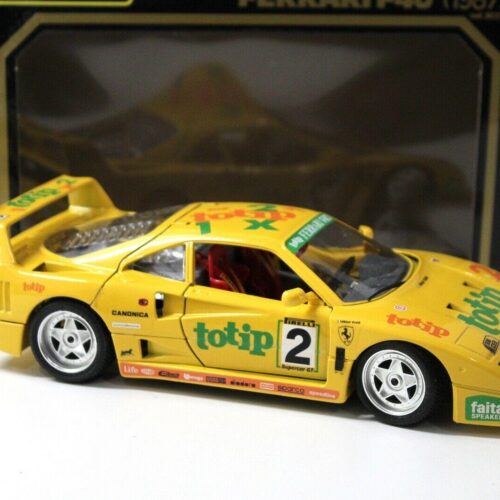 1:18 Bburago Ferrari F40 TOTIP #2 yellow 1987