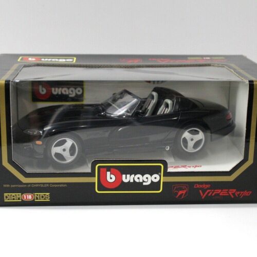 1:18 Bburago Dodge Viper RT/10 Cabrio 1992 black