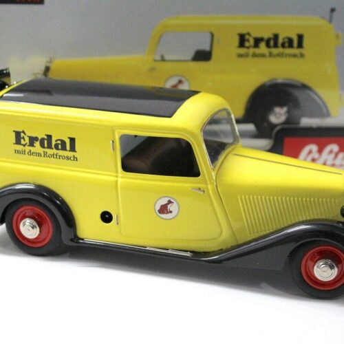 1:18 Schuco Mercedes 170V Kastenwagen ERDAL yellow