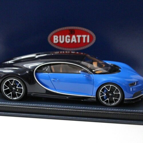 1:18 MR Collection Bugatti Chiron blue/ black Le Patron