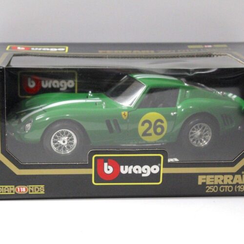 1:18 Bburago Ferrari 250 GTO 1962 green #26