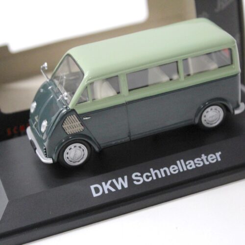 1:43 Schuco DKW Schnelllaster Bus dark green/ green