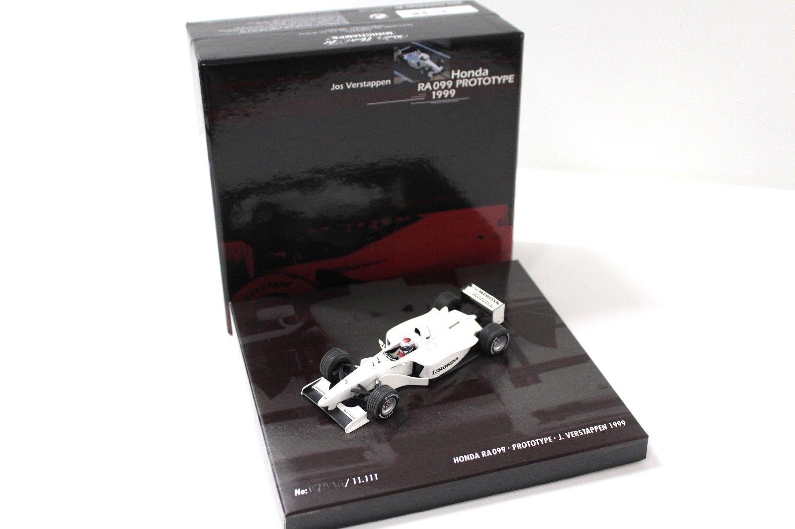 1:43 Minichamps Honda RA 099 PROTOTYPE 1999 white