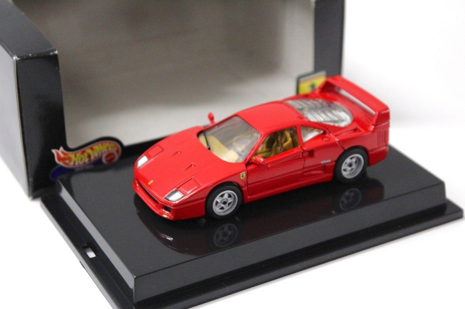 1:43 Hot Wheels Ferrari F40 red