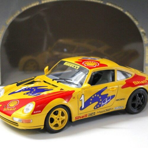 1:18 Bburago Porsche 911 993 Carrera Supercup #1 yellow