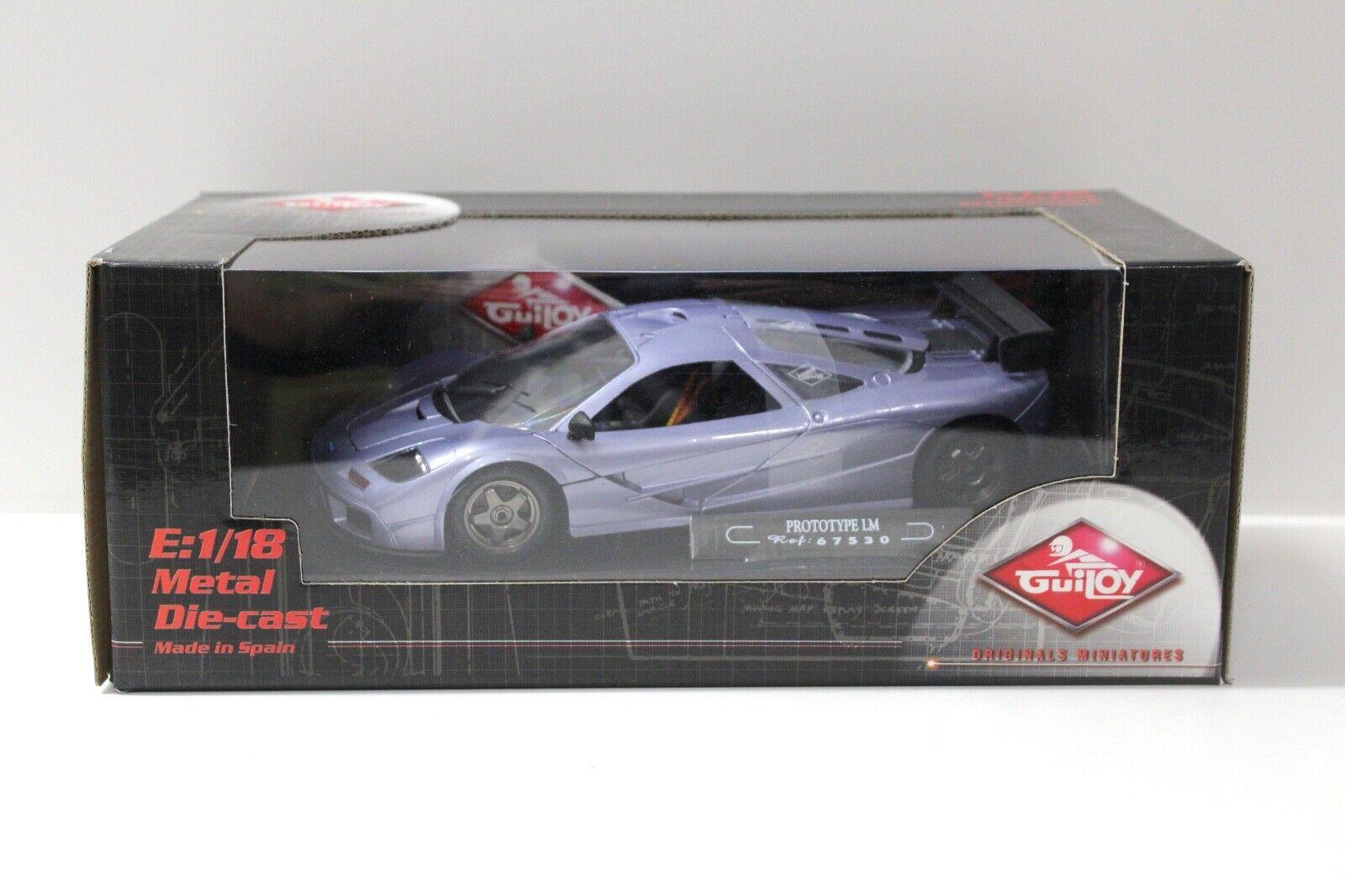 1:18 Guiloy McLaren LM F1 Prototype Coupe blue