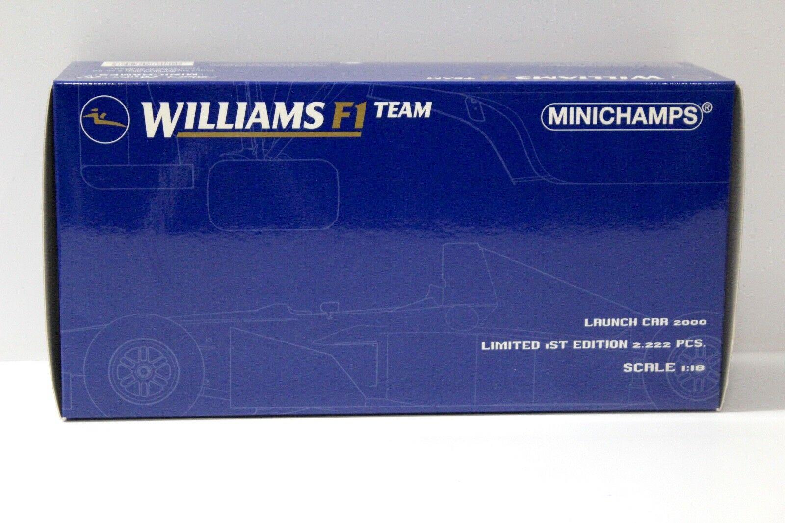 1:18 Minichamps Williams F1 Team Launch Car 2000 #9