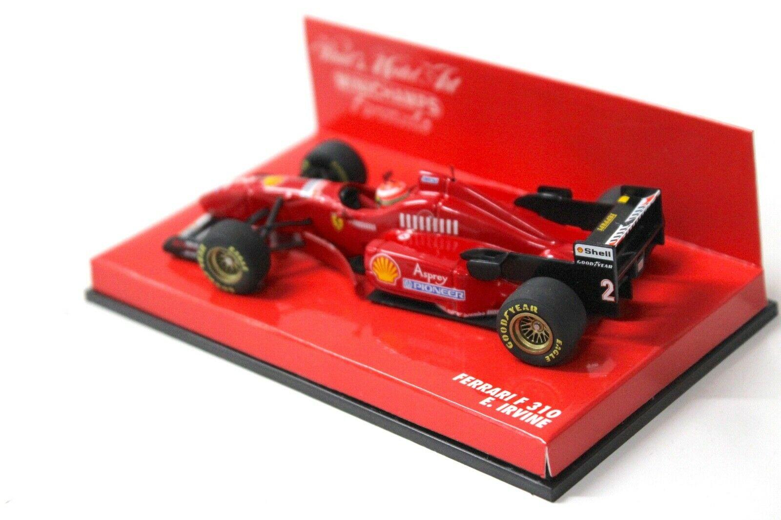 1:43 Minichamps F1 Ferrari F310 E.Irvine #2 red