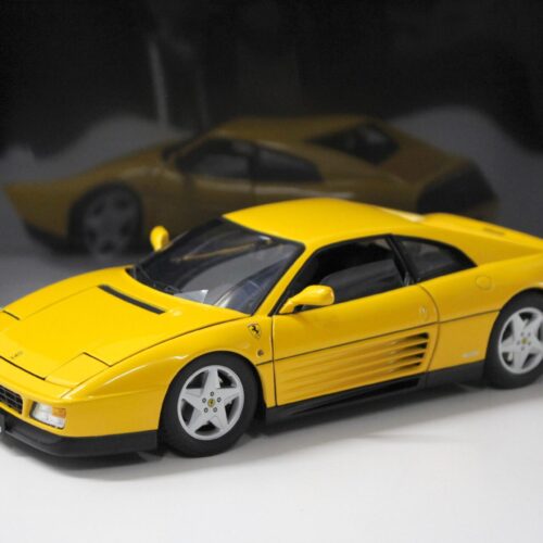1:18 Hot Wheels Elite Ferrari 348tb Coupe yellow
