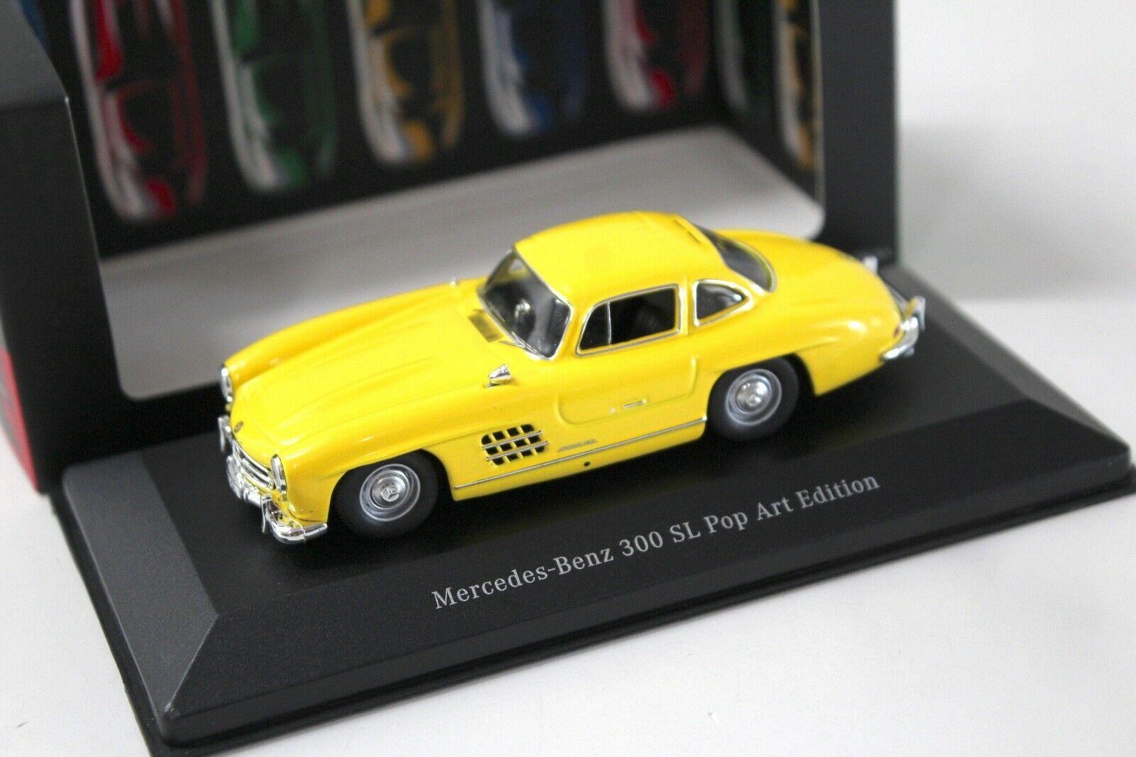 1:43 Premium Collectibles Mercedes 300SL Pop Art yellow DEALER VERSION