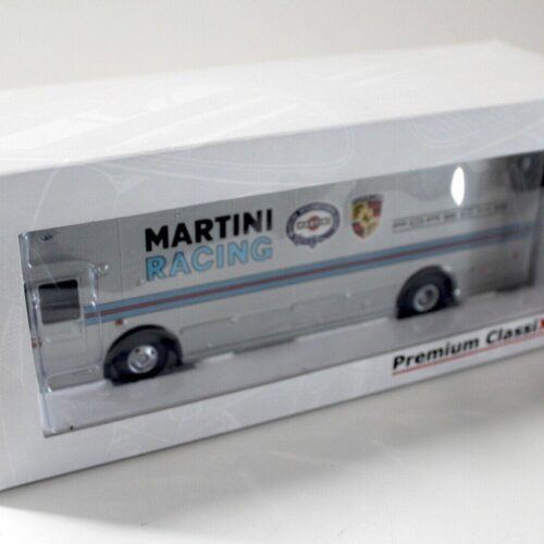 1:43 Premium ClassiXXs Mercedes O317 Porsche Renntransporter "MARTINI RACING"