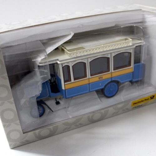 1:43 Dingler 1905 Daimler Deutsche Post Philatelie Kraftpostbus blue