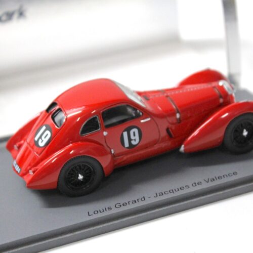 1:43 Spark Delage D6 Le Mans 1937 #19 red