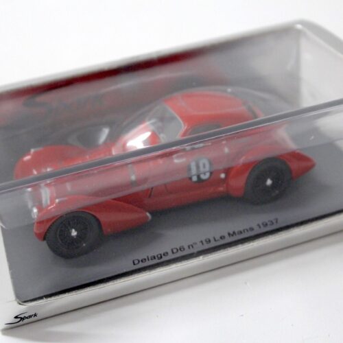 1:43 Spark Delage D6 Le Mans 1937 #19 red