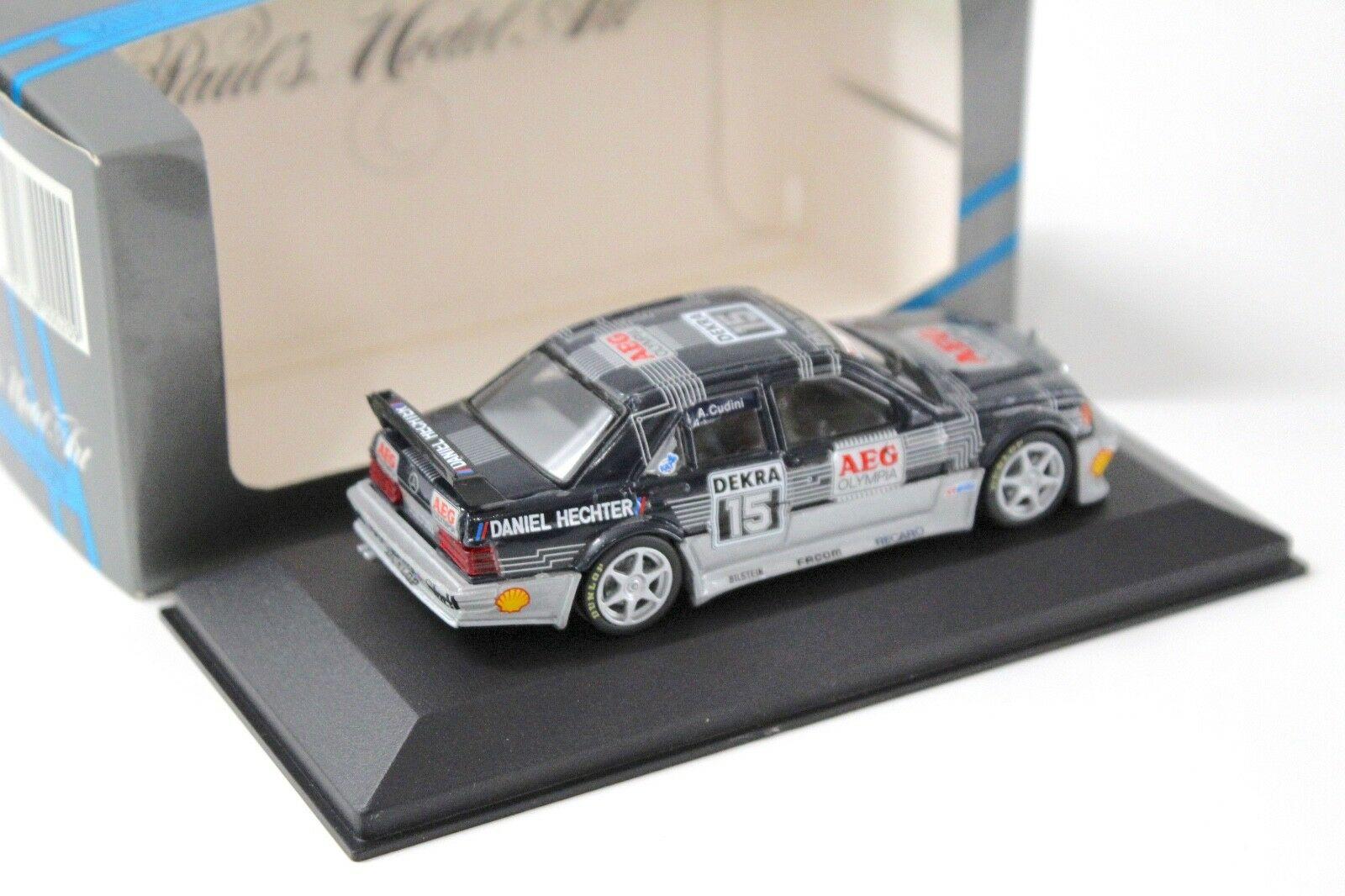 1:43 Minichamps Mercedes 190E EVO1 Snobeck A.Cudini #15 AEG