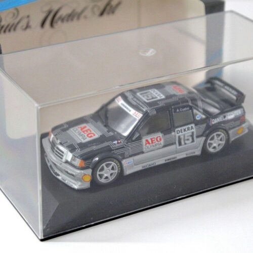 1:43 Minichamps Mercedes 190E EVO1 Snobeck A.Cudini #15 AEG
