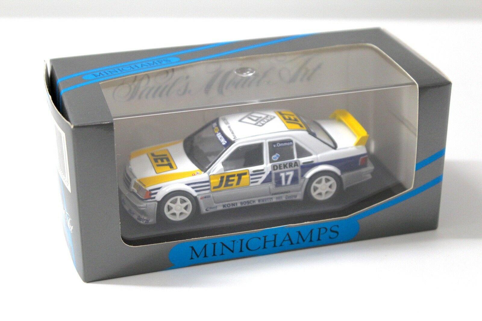1:43 Minichamps Mercedes 190E EVO1 OMMEN MS-Jet #17