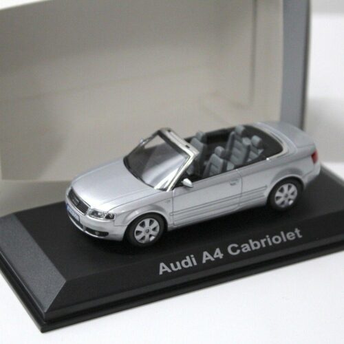 1:43 Norev Audi A4 Cabriolet silver DEALER VERSION